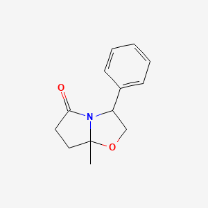 7a-Methyl-3-phenyl-2,3,6,7-tetrahydropyrrolo[2,1-b][1,3]oxazol-5-one