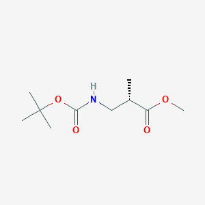 (S)-Methyl 3-((tert-butoxycarbonyl)amino)-2-methylpropanoate