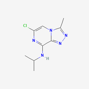 6-chloro-N-isopropyl-3-methyl-[1,2,4]triazolo[4,3-a]pyrazin-8-amine