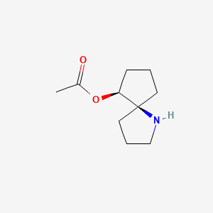 (5S,6S)-1-Azaspiro[4.4]nonan-6-YL acetate