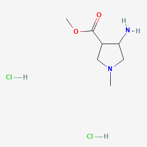 Methyl cis-4-amino-1-methyl-pyrrolidine-3-carboxylate;dihydrochloride