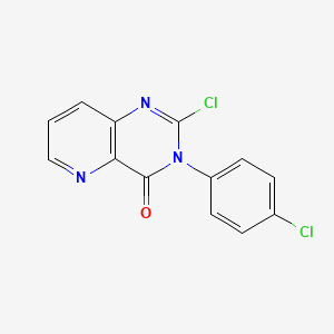 2-Chloro-3-(4-chlorophenyl)pyrido[3,2-d]pyrimidin-4-one