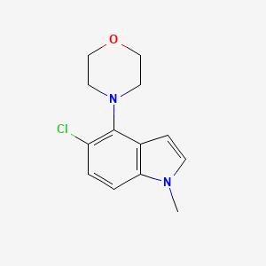 4-(5-Chloro-1-methylindol-4-yl)morpholine