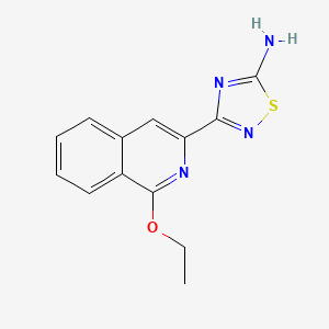 3-(1-Ethoxyisoquinolin-3-yl)-1,2,4-thiadiazol-5-amine