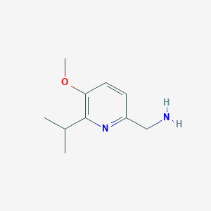 molecular formula C10H16N2O B15360507 (5-Methoxy-6-propan-2-ylpyridin-2-yl)methanamine CAS No. 1113100-54-1