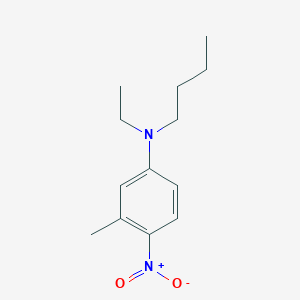 Benzenamine, N-butyl-N-ethyl-3-methyl-4-nitro-