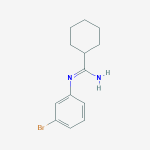 N'-(3-bromophenyl)cyclohexanecarboximidamide