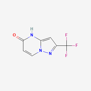 molecular formula C7H4F3N3O B15360685 2-(Trifluoromethyl)pyrazolo[1,5-a]pyrimidin-5(4h)-one 