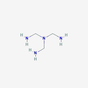 molecular formula C3H12N4 B15360695 n,n-Bis(aminomethyl)methanediamine CAS No. 16777-82-5