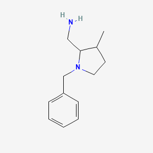 (1-Benzyl-3-methylpyrrolidin-2-yl)methanamine