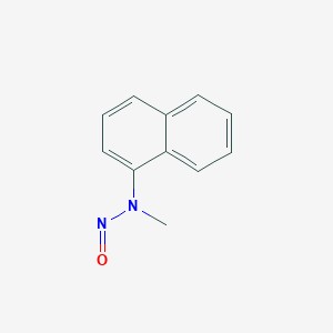 molecular formula C11H10N2O B15360728 N-methyl-N-naphthalen-1-ylnitrous amide CAS No. 6330-52-5