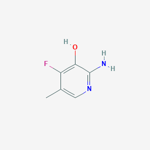 2-Amino-4-fluoro-5-methylpyridin-3-ol