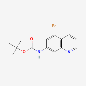 Tert-butyl N-(5-bromo-7-quinolyl)carbamate