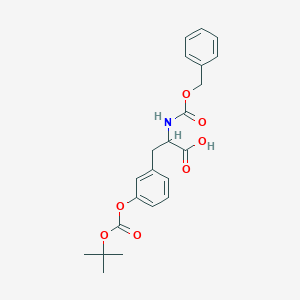 (S)-2-(((benzyloxy)carbonyl)amino)-3-(3-((tert-butoxycarbonyl)oxy)phenyl)propanoic acid