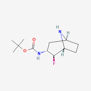 tert-butyl N-[(1R,2R,3R,5S)-2-fluoro-8-azabicyclo[3.2.1]octan-3-yl]carbamate