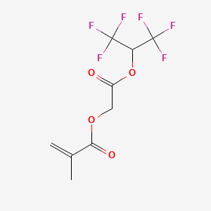 [2-Oxo-2-[2,2,2-trifluoro-1-(trifluoromethyl)ethoxy]ethyl] 2-methylprop-2-enoate