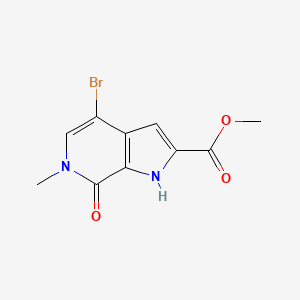 Methyl 4-bromo-6-methyl-7-oxo-1H-pyrrolo[2,3-C]pyridine-2-carboxylate