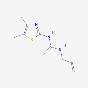 molecular formula C9H13N3S2 B15362213 1-Allyl-3-(4,5-dimethylthiazol-2-yl)thiourea 