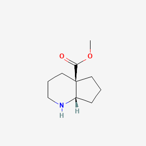 Methyl (4AR,7AS)-1,2,3,4,5,6,7,7A-octahydrocyclopenta[B]pyridine-4A-carboxylate