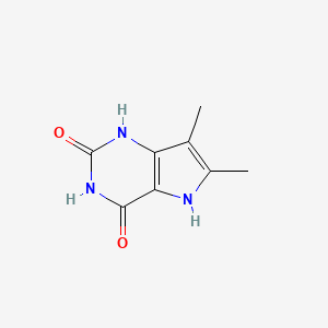 6,7-Dimethyl-1,5-dihydropyrrolo[3,2-d]pyrimidine-2,4-dione