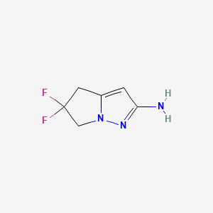 5,5-Difluoro-4,6-dihydropyrrolo[1,2-b]pyrazol-2-amine