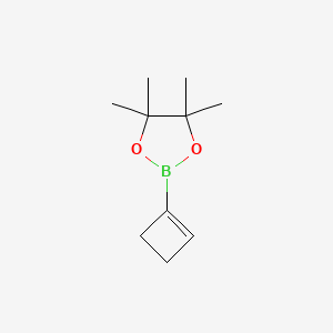 2-(Cyclobuten-1-YL)-4,4,5,5-tetramethyl-1,3,2-dioxaborolane