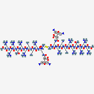 molecular formula C178H292N74O34S2 B15362379 DfTat 