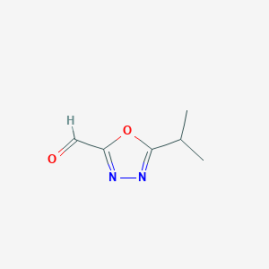 5-(Propan-2-YL)-1,3,4-oxadiazole-2-carbaldehyde