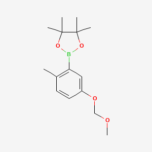 2-(5-(Methoxymethoxy)-2-methylphenyl)-4,4,5,5-tetramethyl-1,3,2-dioxaborolane