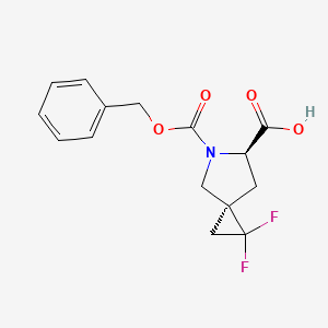 (3S,6R)-5-Benzyloxycarbonyl-2,2-difluoro-5-azaspiro[2.4]heptane-6-carboxylic acid