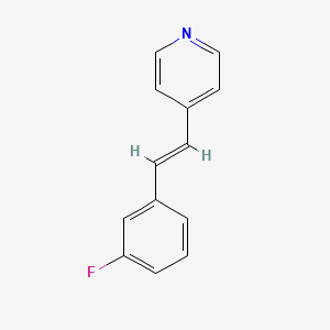 4-[2-(3-Fluorophenyl)-vinyl]pyridine