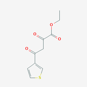 molecular formula C10H10O4S B15362552 Ethyl 2,4-dioxo-4-(3-thienyl)butanoate CAS No. 1024611-24-2