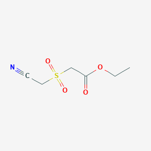 molecular formula C6H9NO4S B15362630 Ethyl [(cyanomethyl)sulfonyl]acetate 