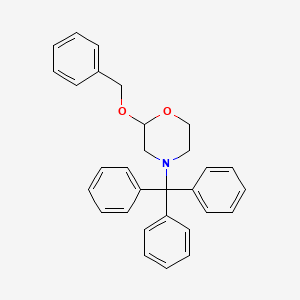 2-(Benzyloxy)-4-(triphenylmethyl)morpholine