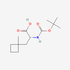 (2R)-2-(tert-butoxycarbonylamino)-3-(1-methylcyclobutyl)propanoic acid