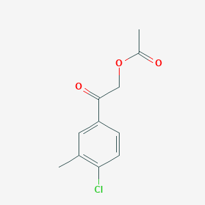 2-(4-Chloro-3-methylphenyl)-2-oxoethyl acetate