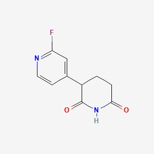 3-(2-Fluoro-4-pyridinyl)-2,6-piperidinedione