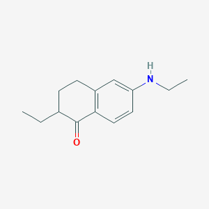 2-ethyl-6-(ethylamino)-3,4-dihydronaphthalen-1(2H)-one