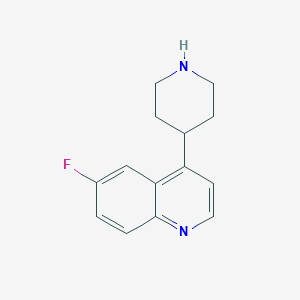 6-Fluoro-4-(4-piperidinyl)quinoline