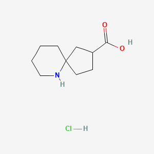 6-Azaspiro[4.5]decane-3-carboxylic acid;hydrochloride