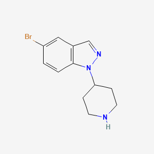 5-Bromo-1-(4-piperidinyl)-1H-indazole