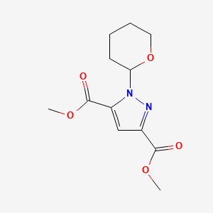 3,5-Dimethyl 1-(tetrahydro-2H-pyran-2-yl)-1H-pyrazole-3,5-dicarboxylate