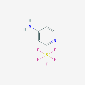 4-Amino-2-pyridylsulfur pentafluoride