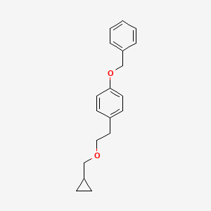 1-(Benzyloxy)-4-[2-(cyclopropylmethoxy)ethyl]benzene