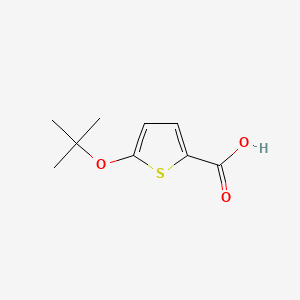 2-Thiophenecarboxylic acid, 5-(1,1-dimethylethoxy)-