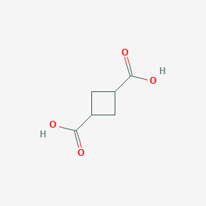 molecular formula C6H8O4 B153629 顺-环丁烷-1,3-二甲酸 CAS No. 7439-33-0