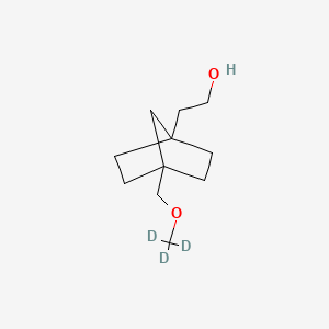 2-[4-(Trideuteriomethoxymethyl)norbornan-1-yl]ethanol