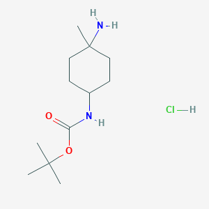 Tert-butyl 4-amino-4-methylcyclohexylcarbamate hydrochloride