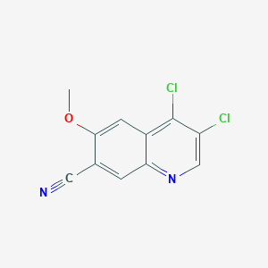 3,4-Dichloro-6-methoxyquinoline-7-carbonitrile