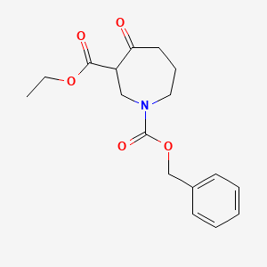 1-Benzyl 3-ethyl 4-oxoazepane-1,3-dicarboxylate